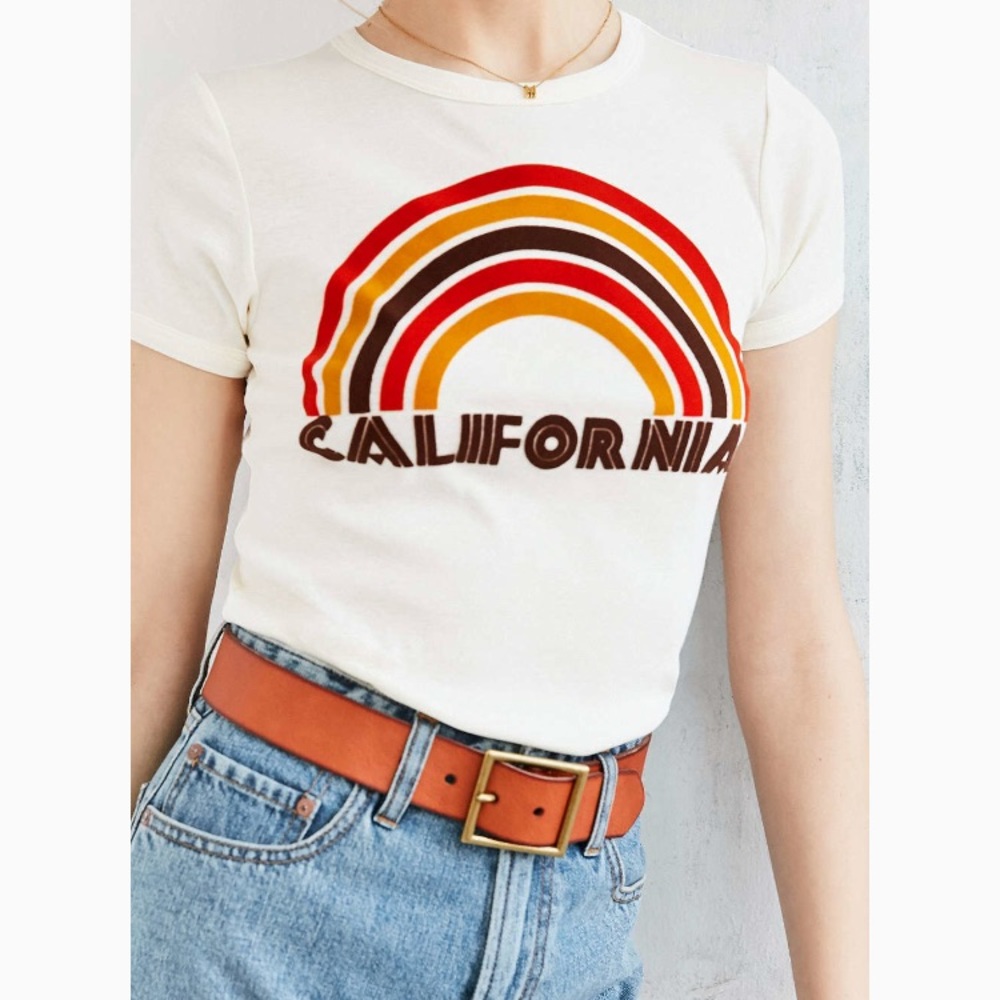 california retro tee